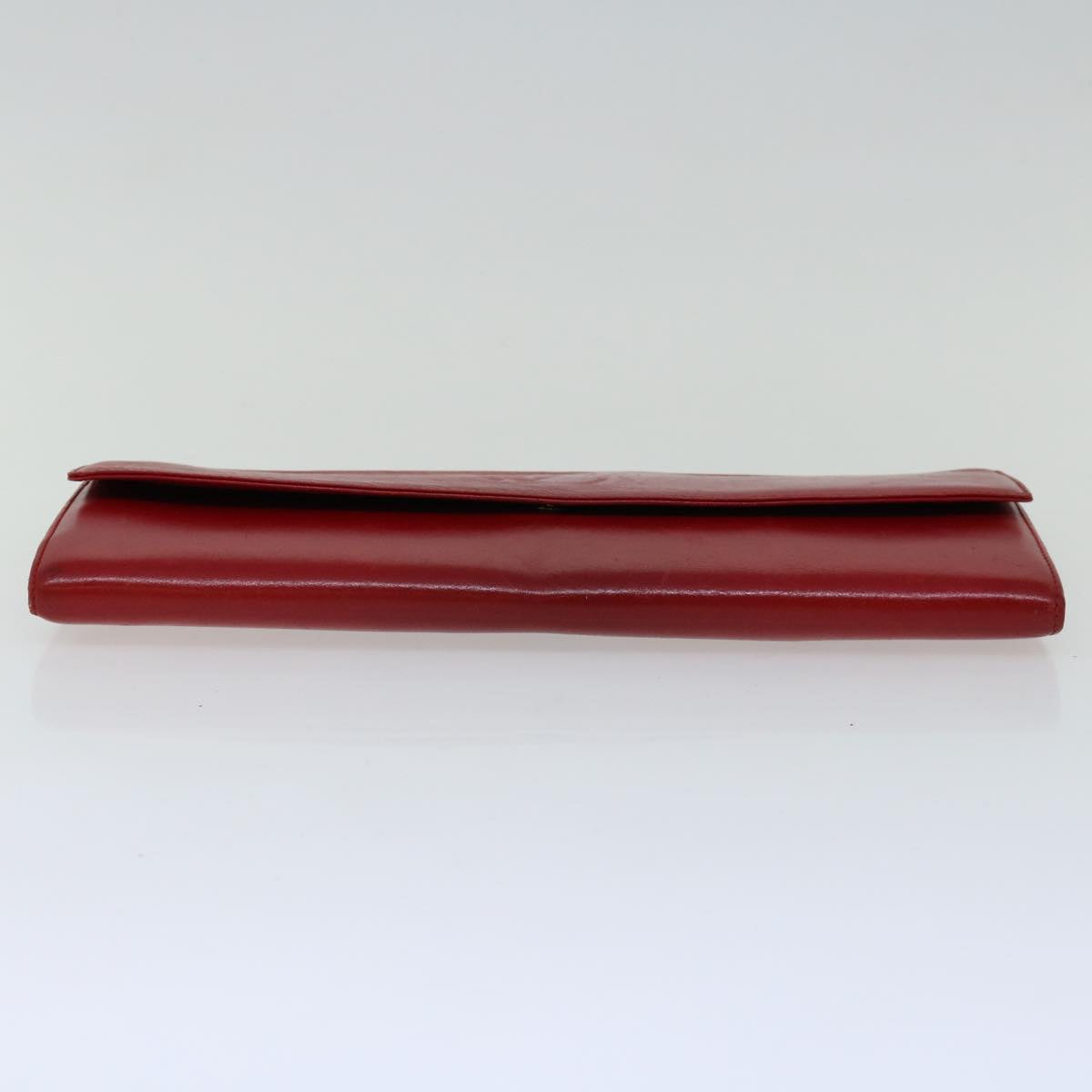 LOUIS VUITTON Mycenae Clutch Bag Leather Red M63957 LV Auth bs13222