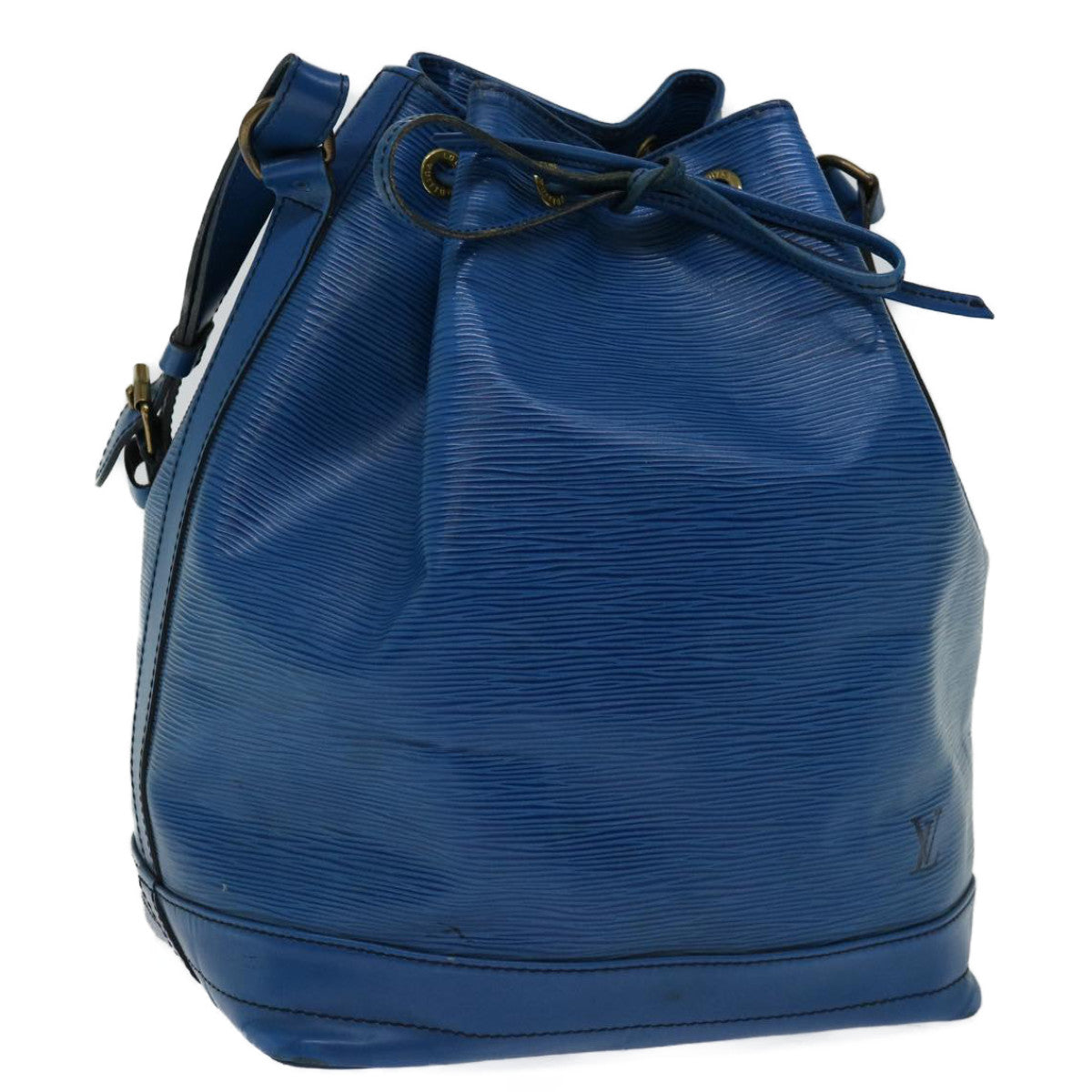 LOUIS VUITTON Epi Noe Shoulder Bag Blue M44005 LV Auth bs13228