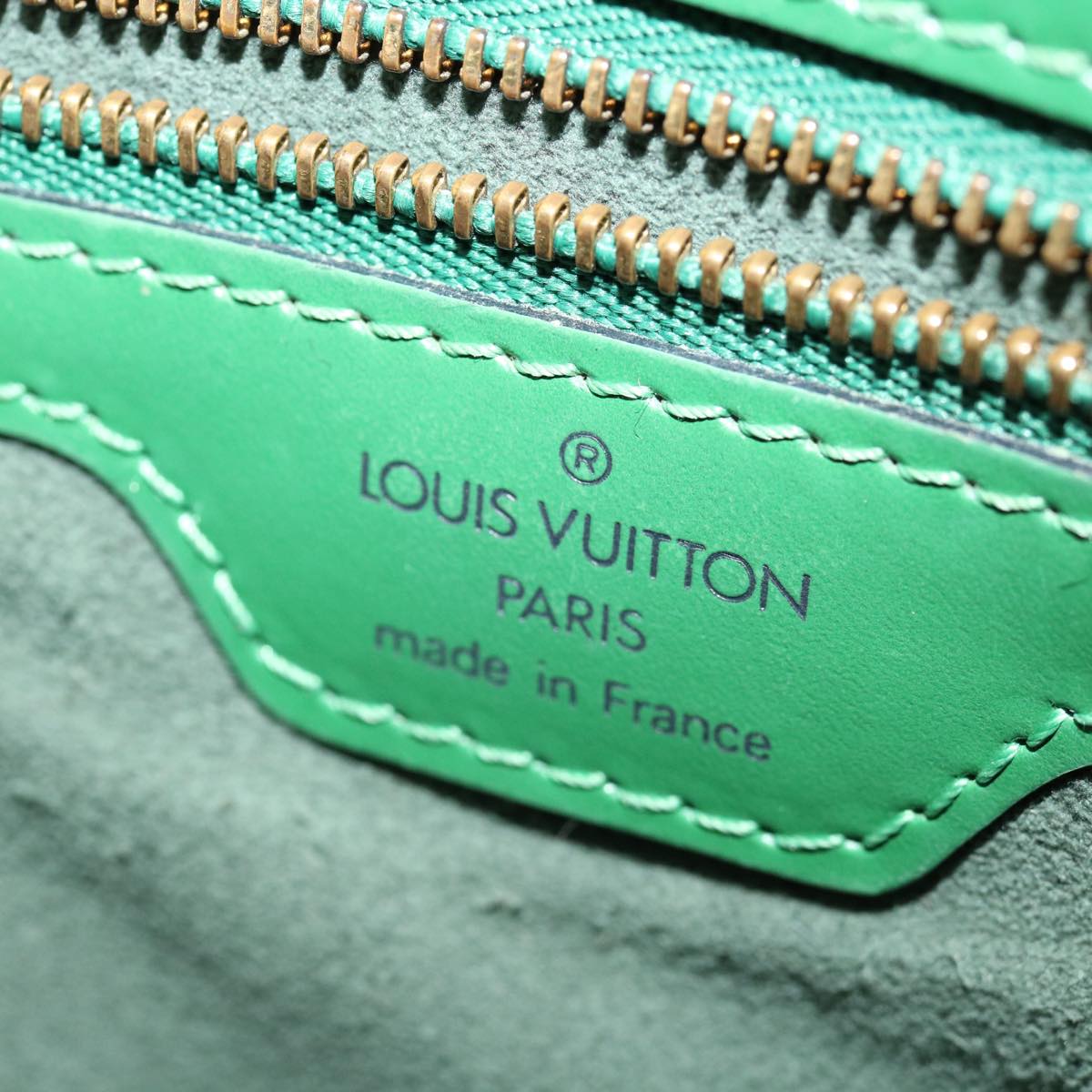 LOUIS VUITTON Epi Lussac Shoulder Bag Green M52284 LV Auth bs13229