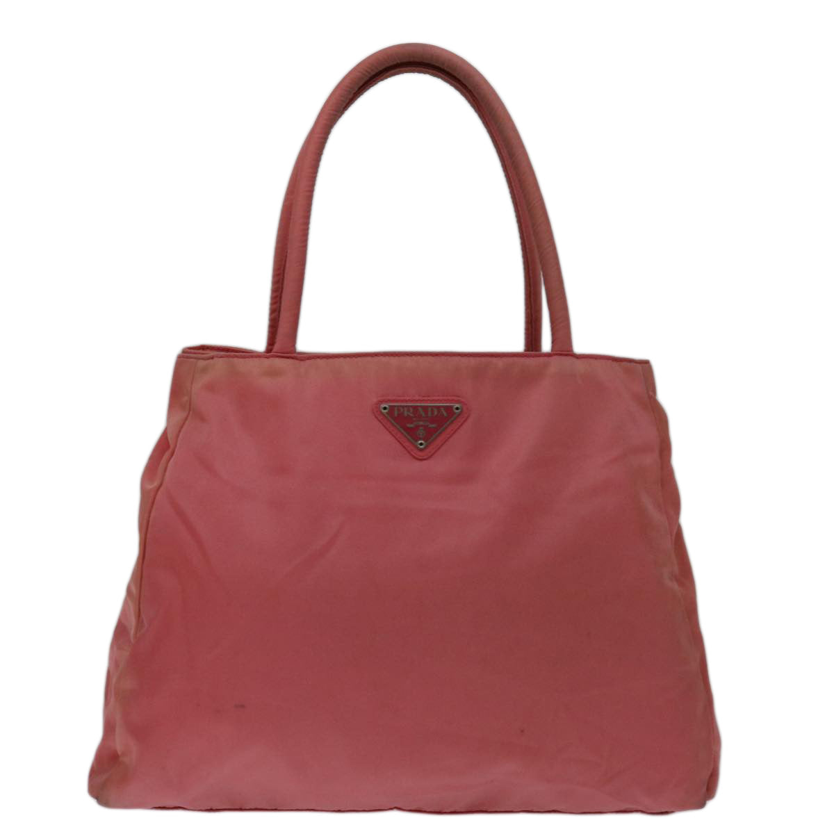 PRADA Hand Bag Nylon Pink Auth bs13247 - 0