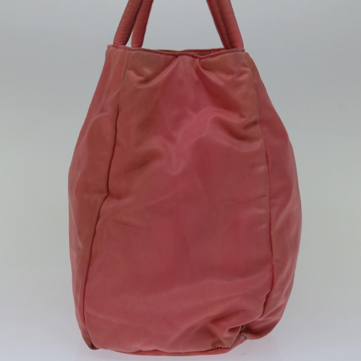 PRADA Hand Bag Nylon Pink Auth bs13247