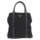 PRADA Hand Bag Nylon Black Auth bs13283-13