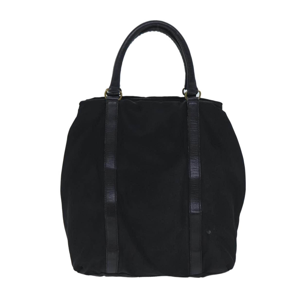PRADA Hand Bag Nylon Black Auth bs13283 - 0