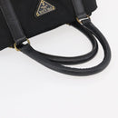 PRADA Hand Bag Nylon Black Auth bs13283-8