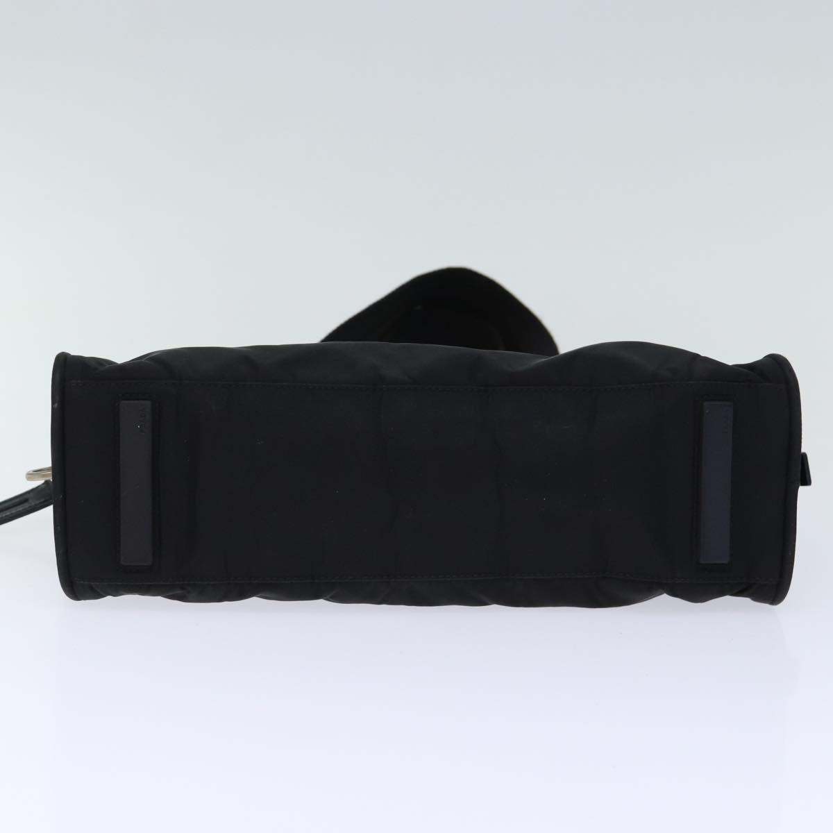 PRADA Hand Bag Nylon Black Auth bs13285