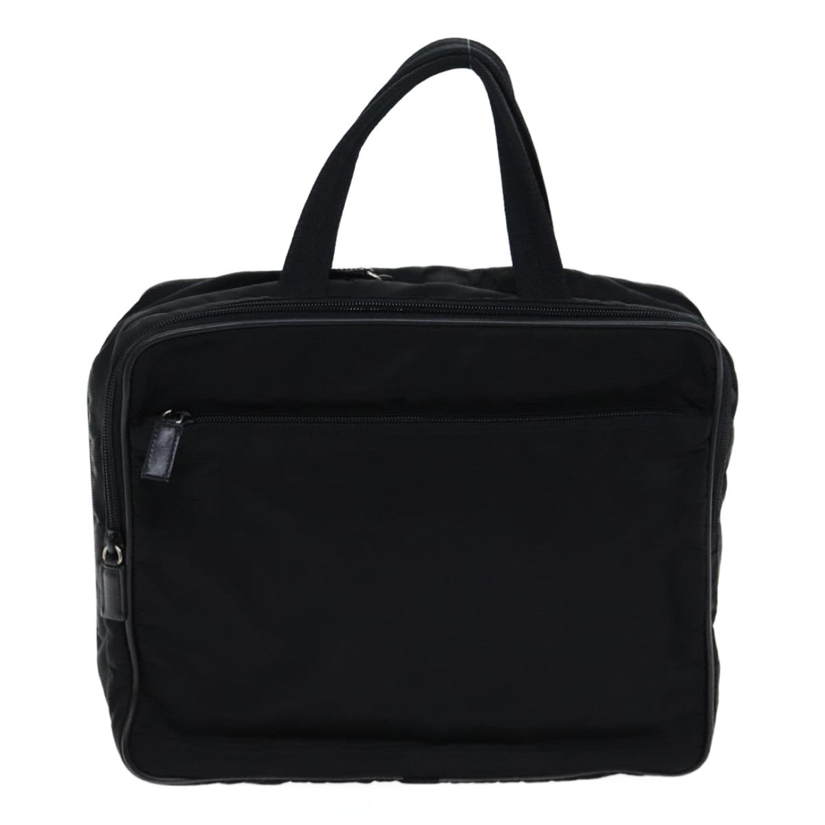 PRADA Hand Bag Nylon 2way Black Auth bs13286 - 0