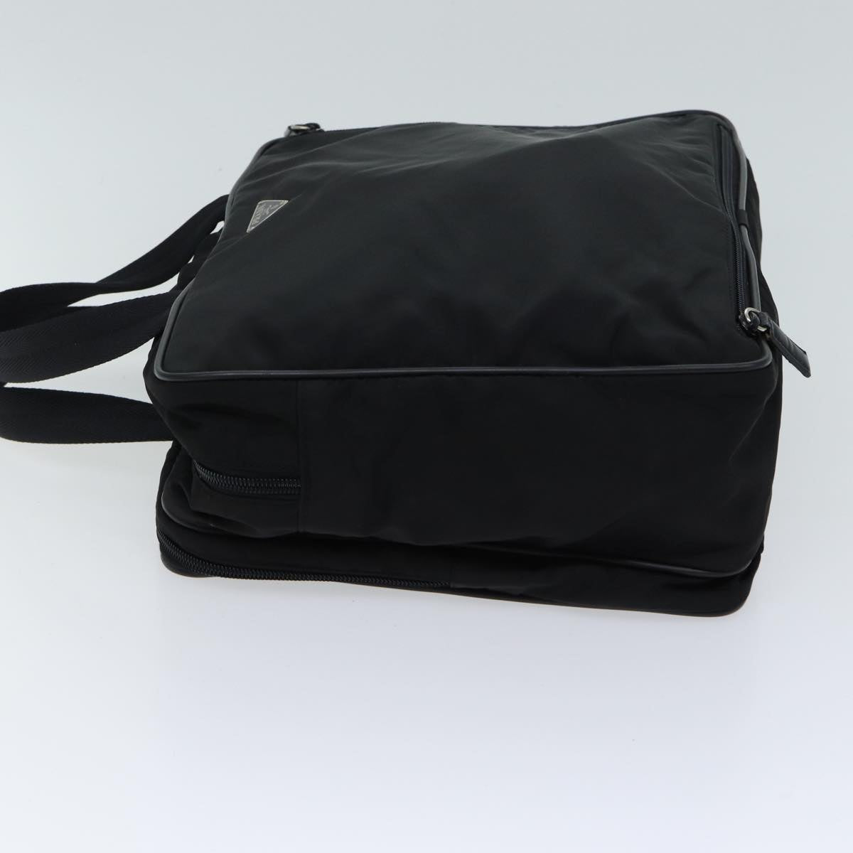 PRADA Hand Bag Nylon 2way Black Auth bs13286