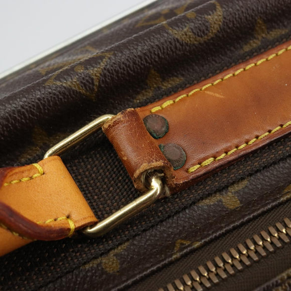 LOUIS VUITTON Monogram Satellite 70 Boston Bag M23350 LV Auth bs13295