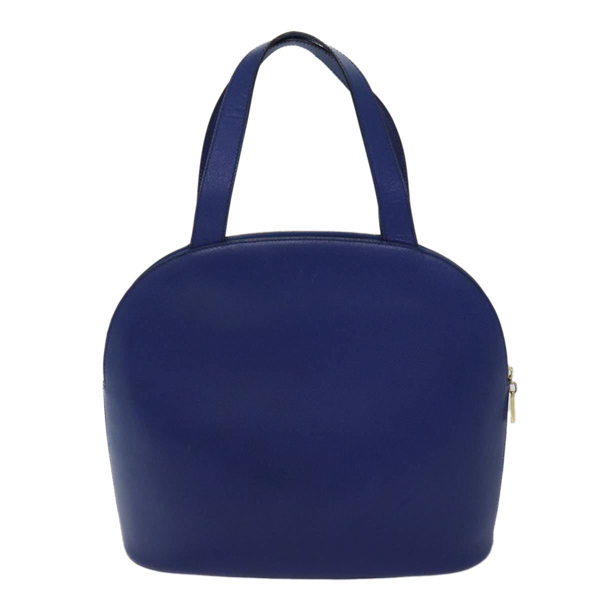 CELINE Hand Bag Leather Blue Auth bs13304 - 0