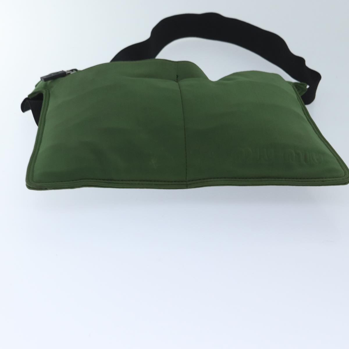 Miu Miu Waist bag Polyester Khaki Auth bs13307