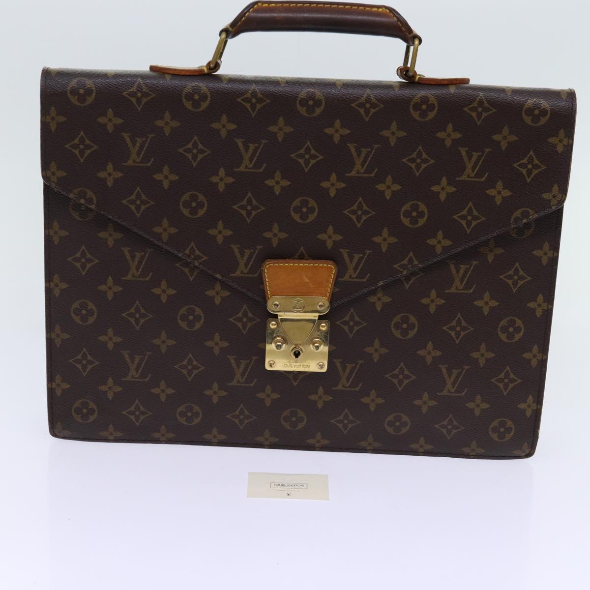 LOUIS VUITTON Monogram Serviette Conseiller Briefcase M53331 LV Auth bs13317