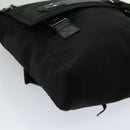 GUCCI Web Sherry Line Backpack Nylon Black Green Red 246407 Auth bs13331-15
