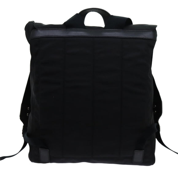 GUCCI Web Sherry Line Backpack Nylon Black Green Red 246407 Auth bs13331