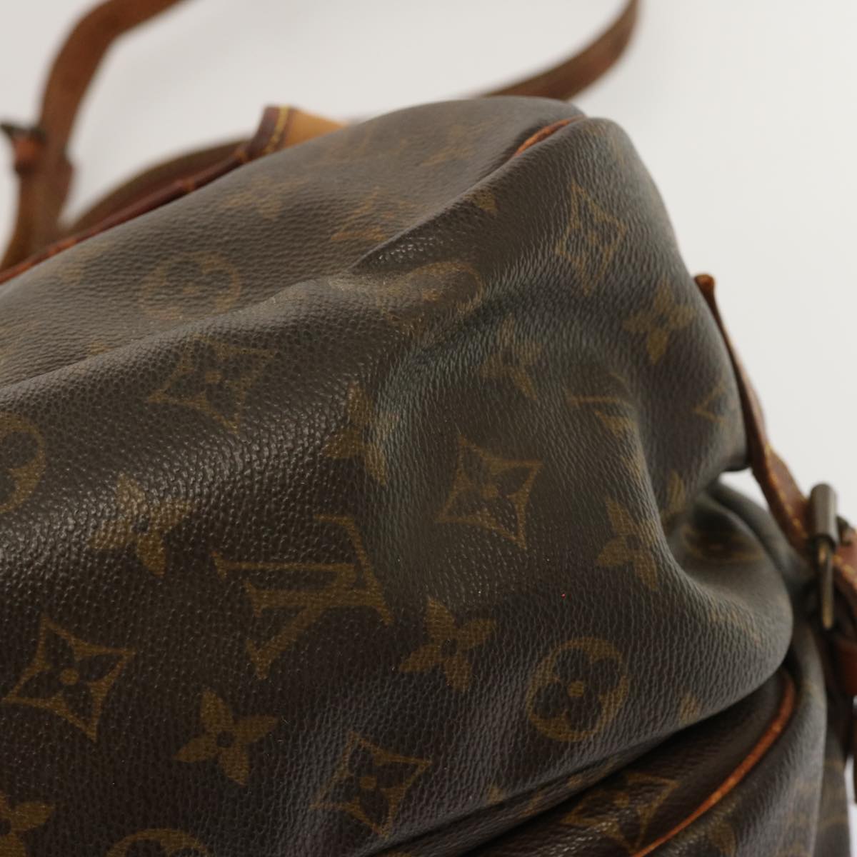 LOUIS VUITTON Monogram Saumur 35 Shoulder Bag M42254 LV Auth bs13341