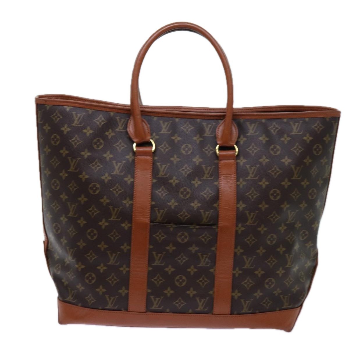 LOUIS VUITTON Monogram Sac Weekend GM Tote Bag M42420 LV Auth bs13351