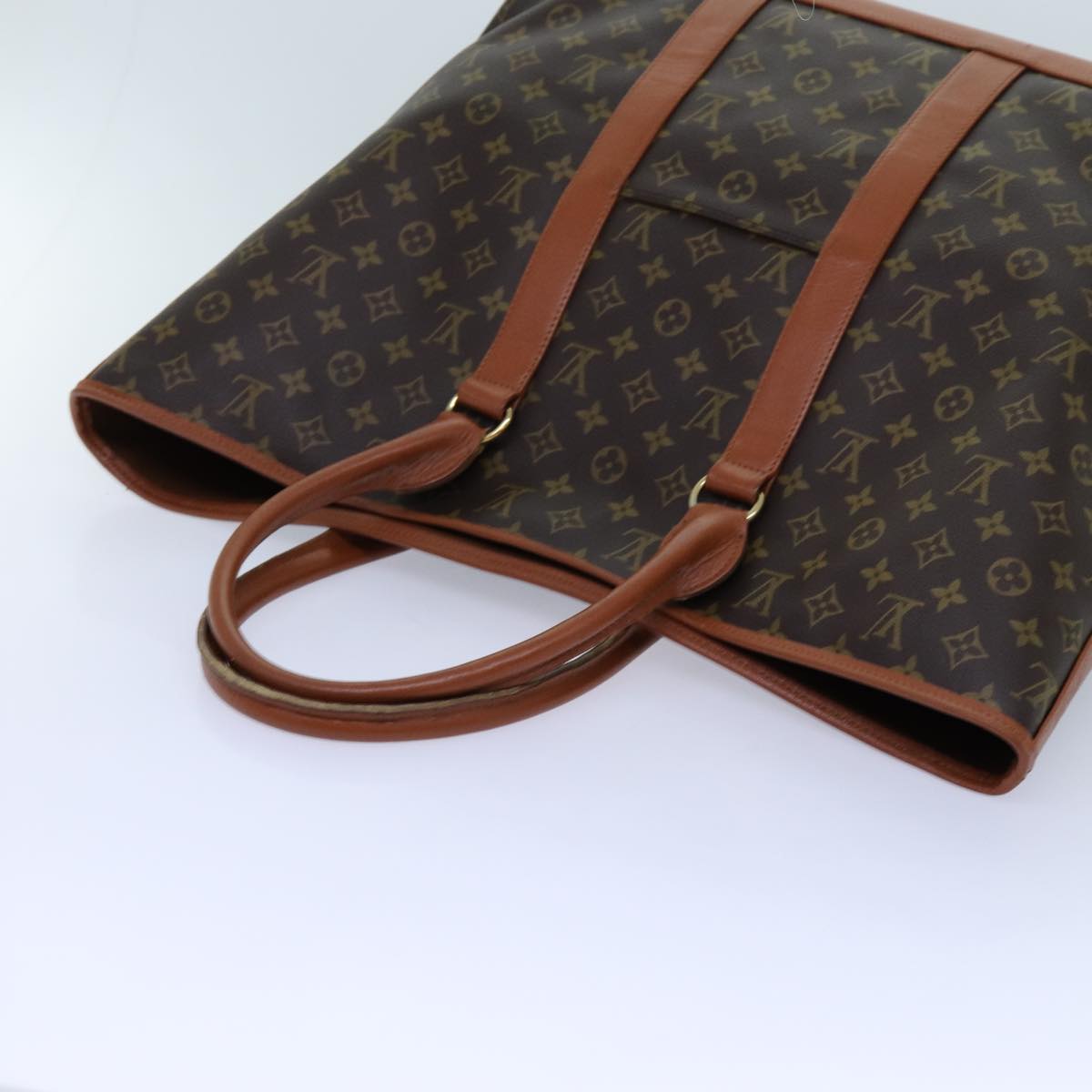 LOUIS VUITTON Monogram Sac Weekend GM Tote Bag M42420 LV Auth bs13351