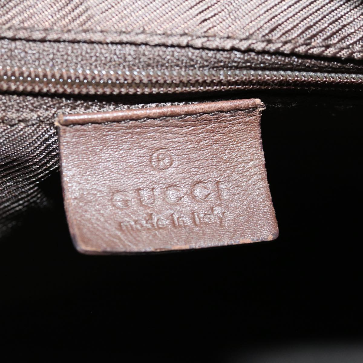 GUCCI GG Canvas Shoulder Bag Beige 001 4298 Auth bs13373