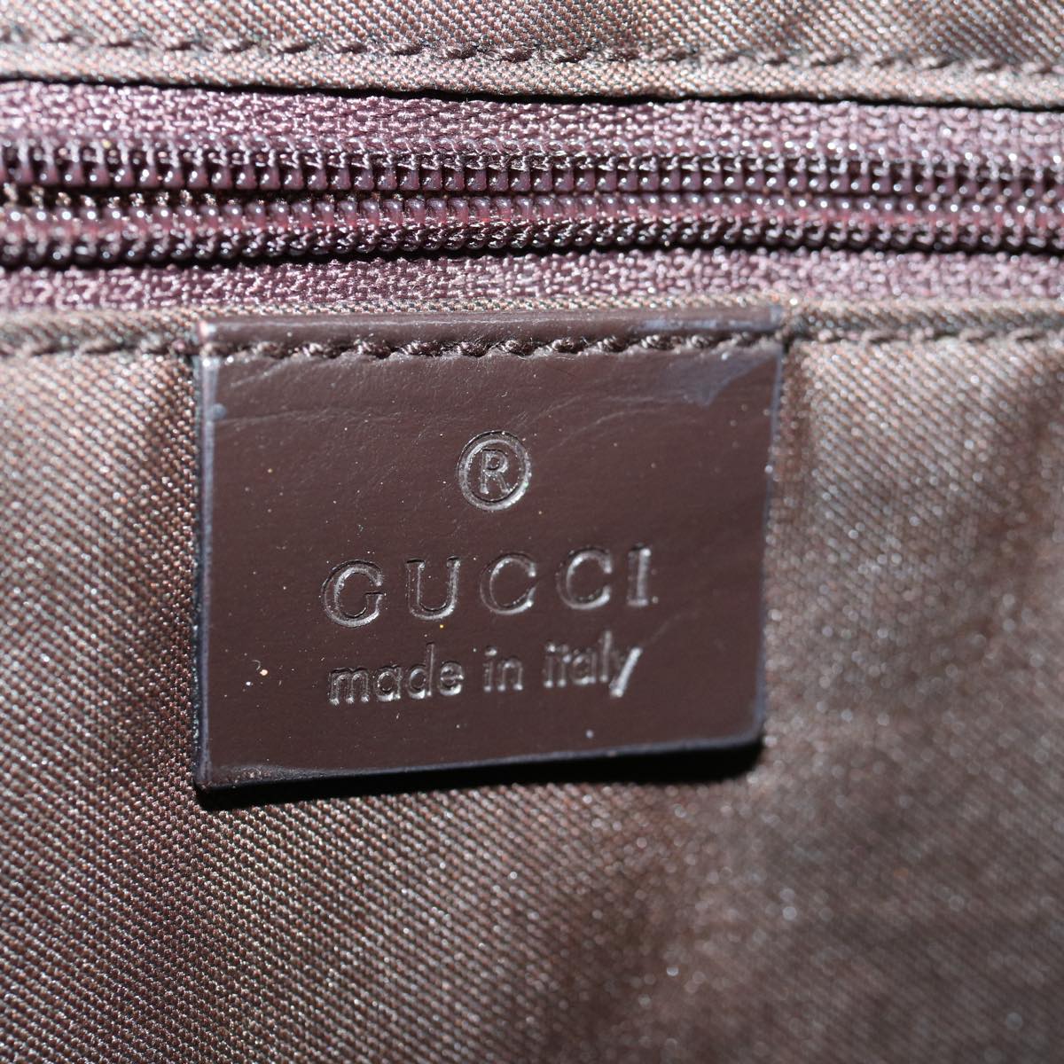 GUCCI GG Canvas Shoulder Bag Brown 001 1206 3444 Auth bs13380