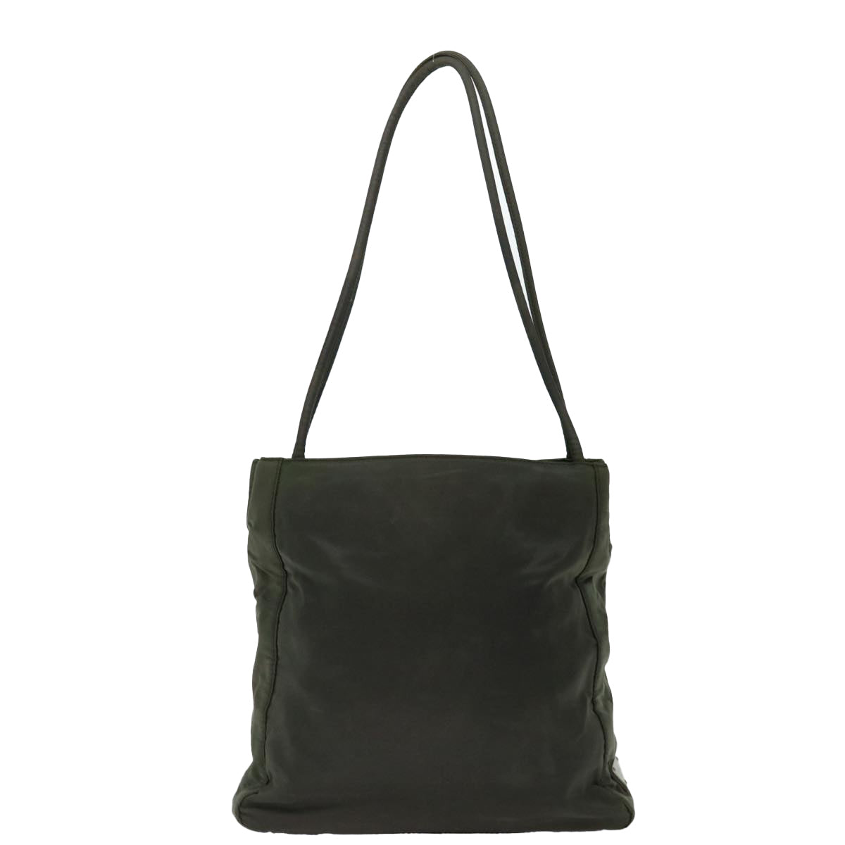 PRADA Shoulder Bag Nylon Khaki Auth bs13406 - 0