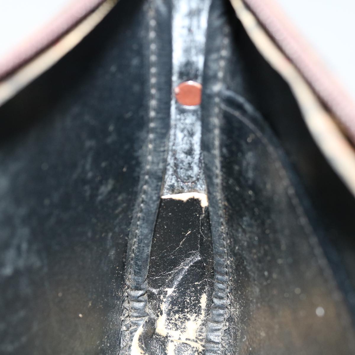 Burberrys Nova Check Clutch Bag Canvas Beige Auth bs13410