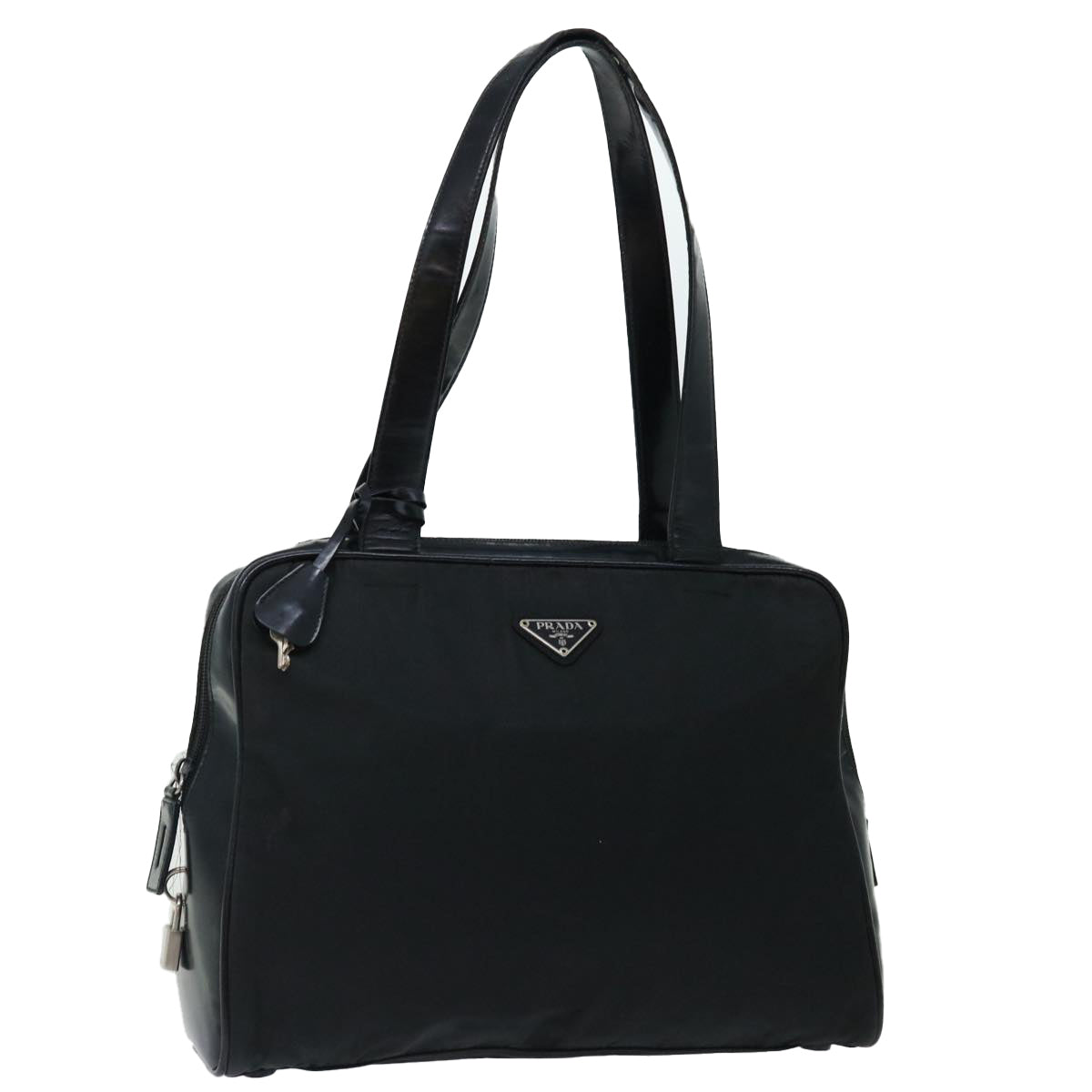 PRADA Shoulder Bag Nylon Black Auth bs13412