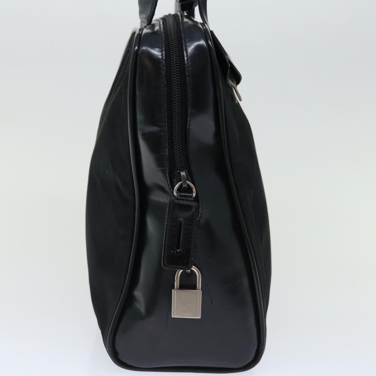 PRADA Shoulder Bag Nylon Black Auth bs13412