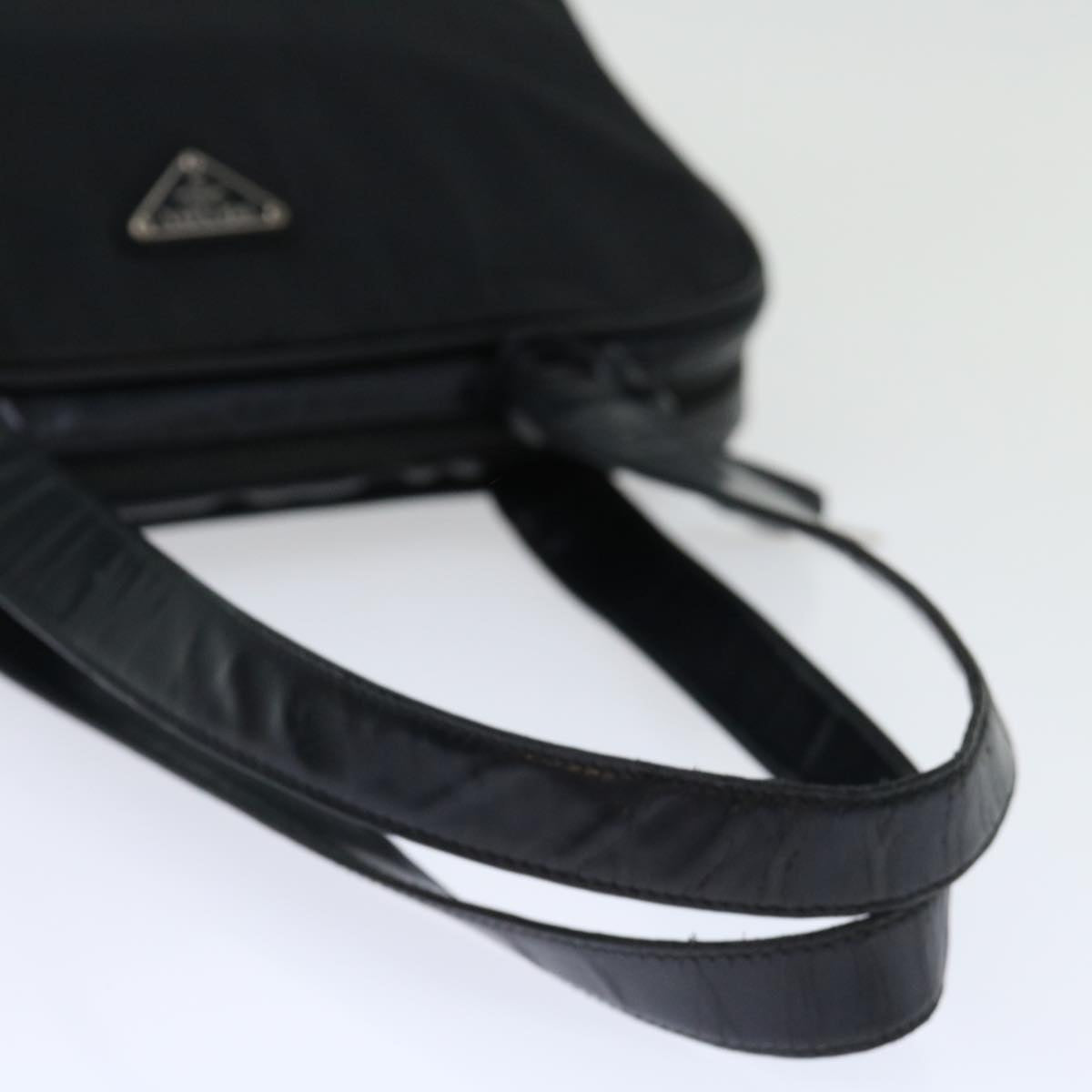 PRADA Shoulder Bag Nylon Black Auth bs13412