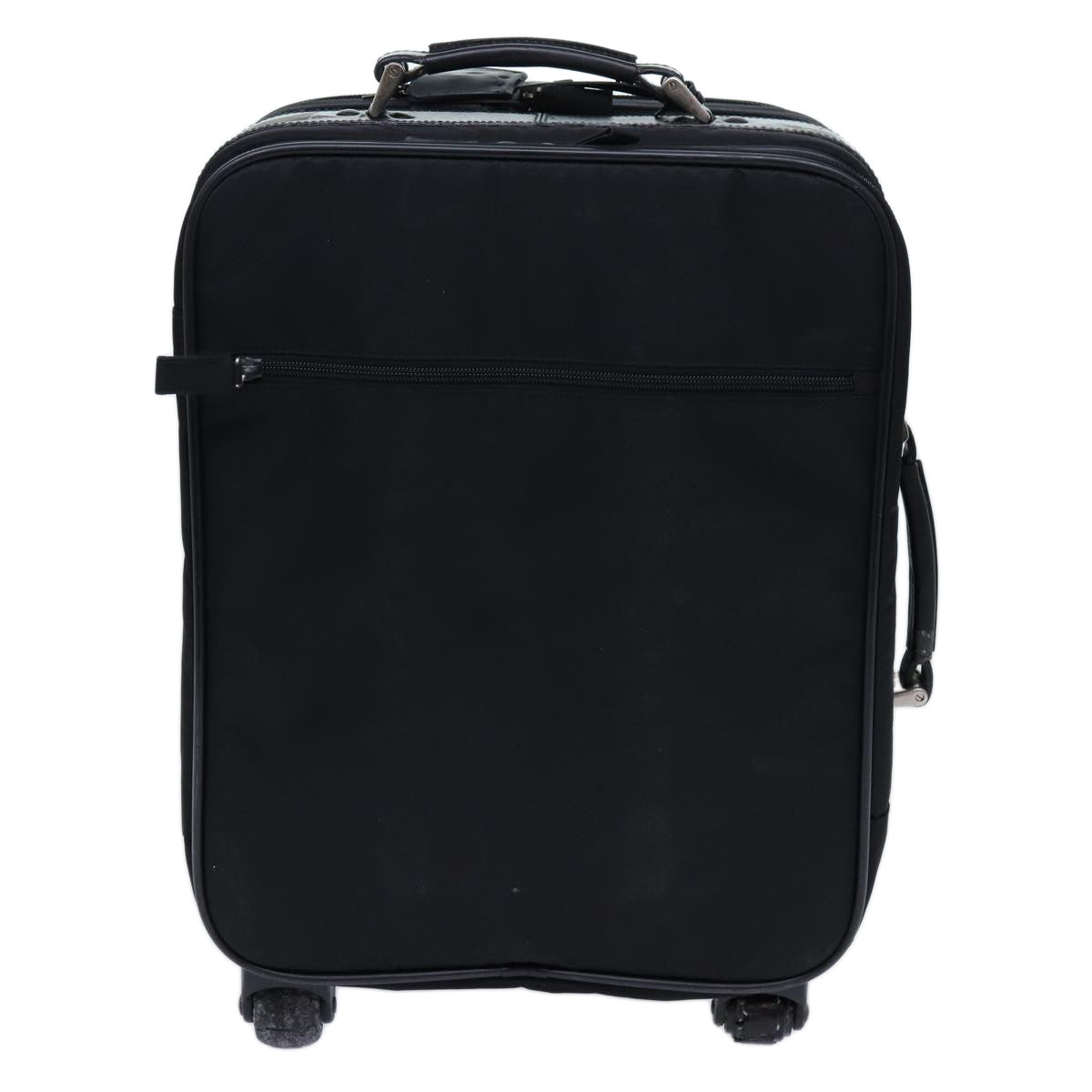 PRADA Suitcase Canvas Black Auth bs13415 - 0