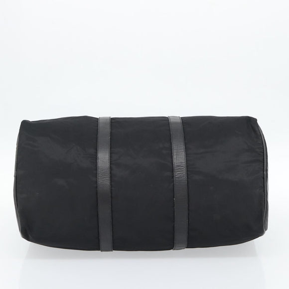 PRADA Boston Bag Nylon Black Auth bs13423