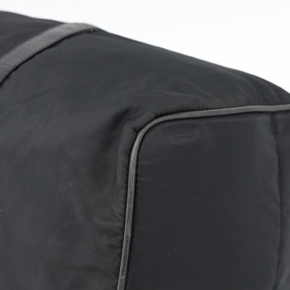 PRADA Boston Bag Nylon Black Auth bs13423