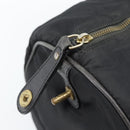 PRADA Boston Bag Nylon Black Auth bs13423-10