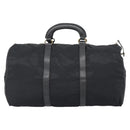 PRADA Boston Bag Nylon Black Auth bs13423-2