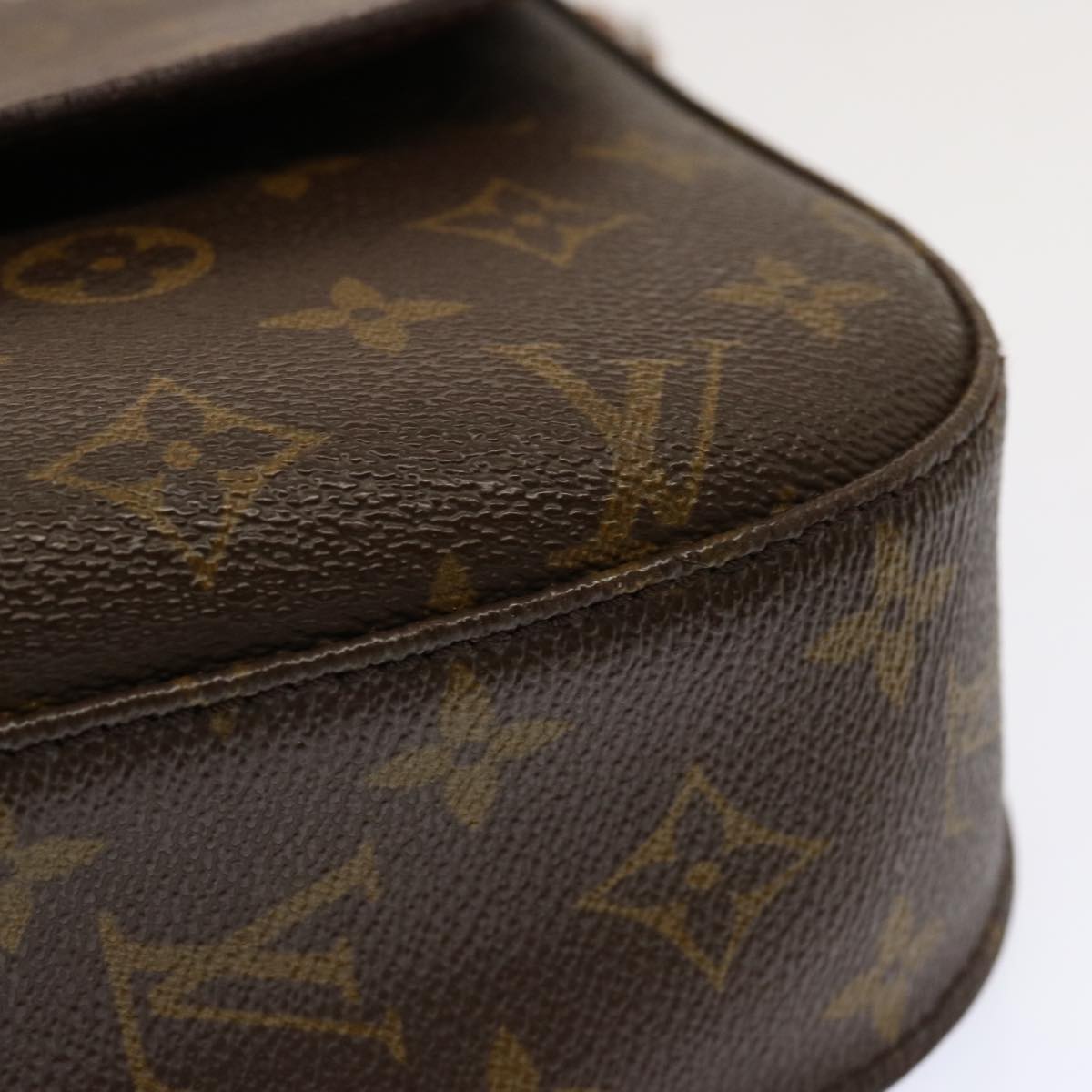 LOUIS VUITTON Monogram Saint Cloud GM Shoulder Bag Vintage M51242 Auth bs13477