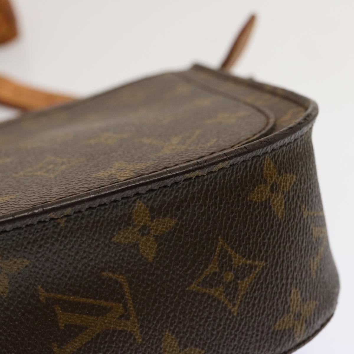 LOUIS VUITTON Monogram Saint Cloud GM Shoulder Bag Vintage M51242 Auth bs13477