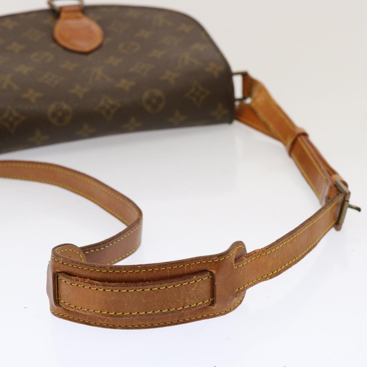 LOUIS VUITTON Monogram Saint Cloud GM Shoulder Bag Vintage M51242 Auth bs13477