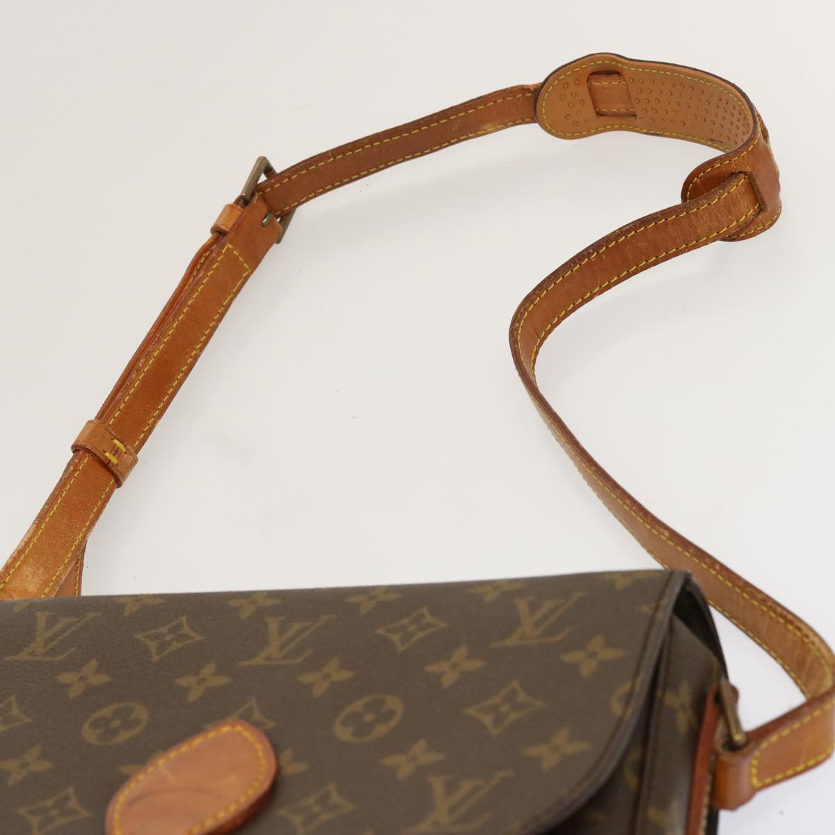 LOUIS VUITTON Monogram Saint Cloud GM Shoulder Bag Vintage M51242 Auth bs13477