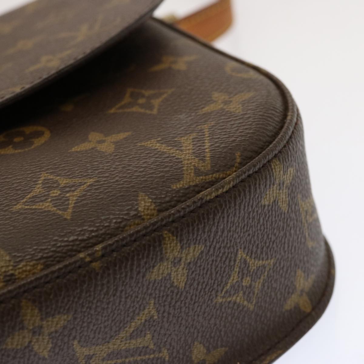 LOUIS VUITTON Monogram Saint Cloud GM Shoulder Bag M51242 LV Auth bs13478