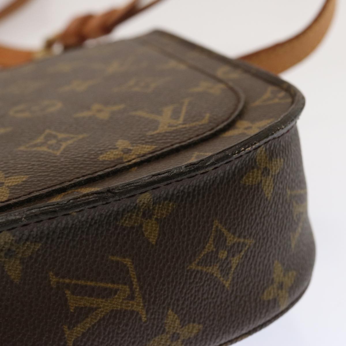 LOUIS VUITTON Monogram Saint Cloud GM Shoulder Bag M51242 LV Auth bs13478