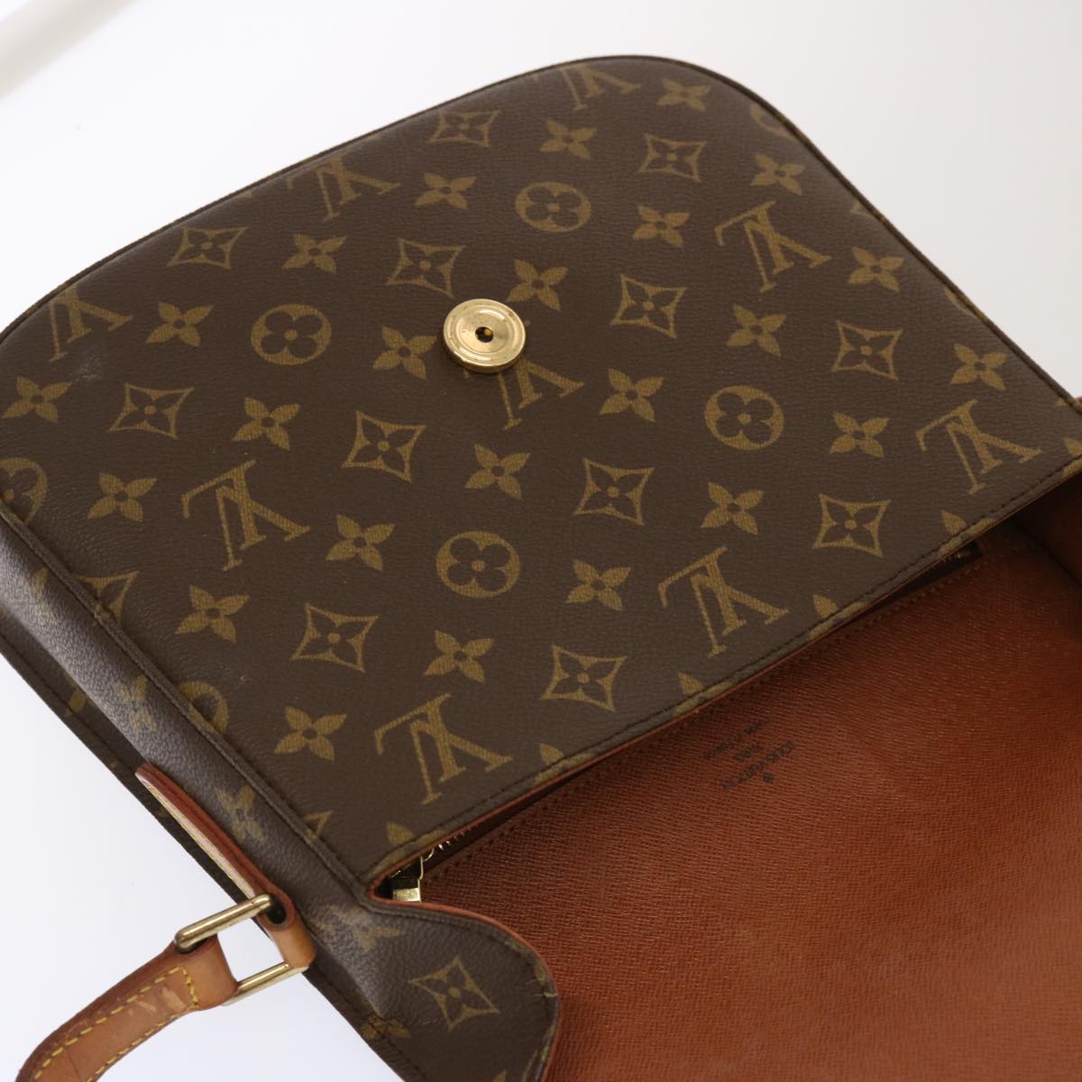 LOUIS VUITTON Monogram Saint Cloud GM Shoulder Bag M51242 LV Auth bs13478