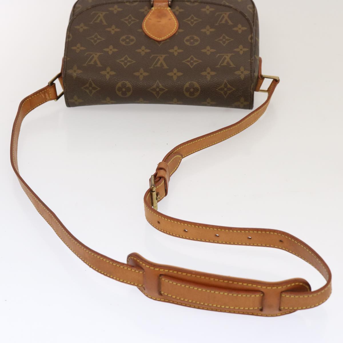 LOUIS VUITTON Monogram Saint Cloud GM Shoulder Bag M51242 LV Auth bs13478