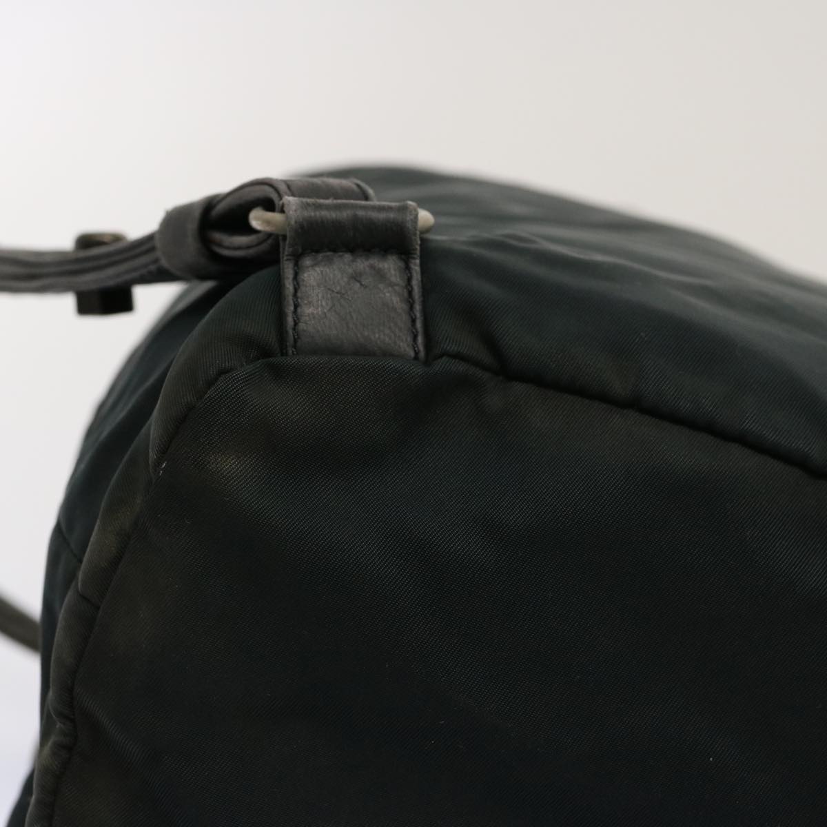PRADA Backpack Nylon Green Auth bs13480