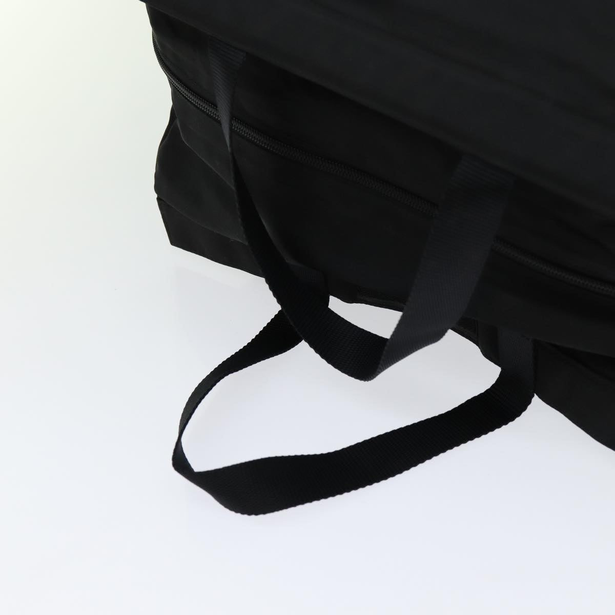 PRADA Carry Case Boston Bag Nylon Black Auth bs13483