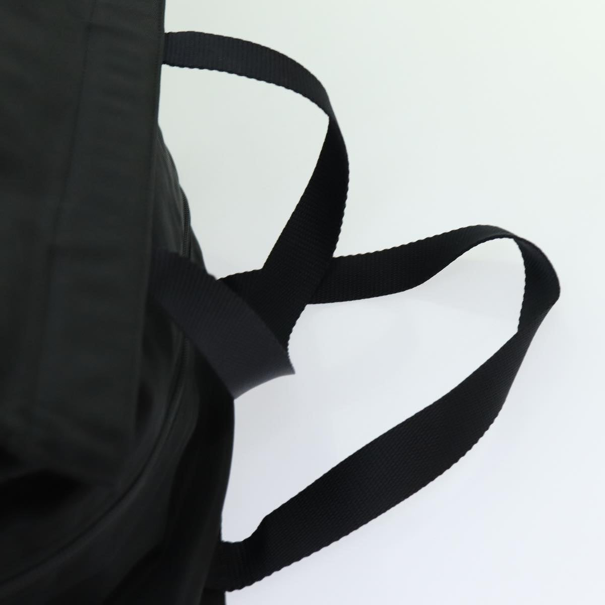 PRADA Carry Case Boston Bag Nylon Black Auth bs13483