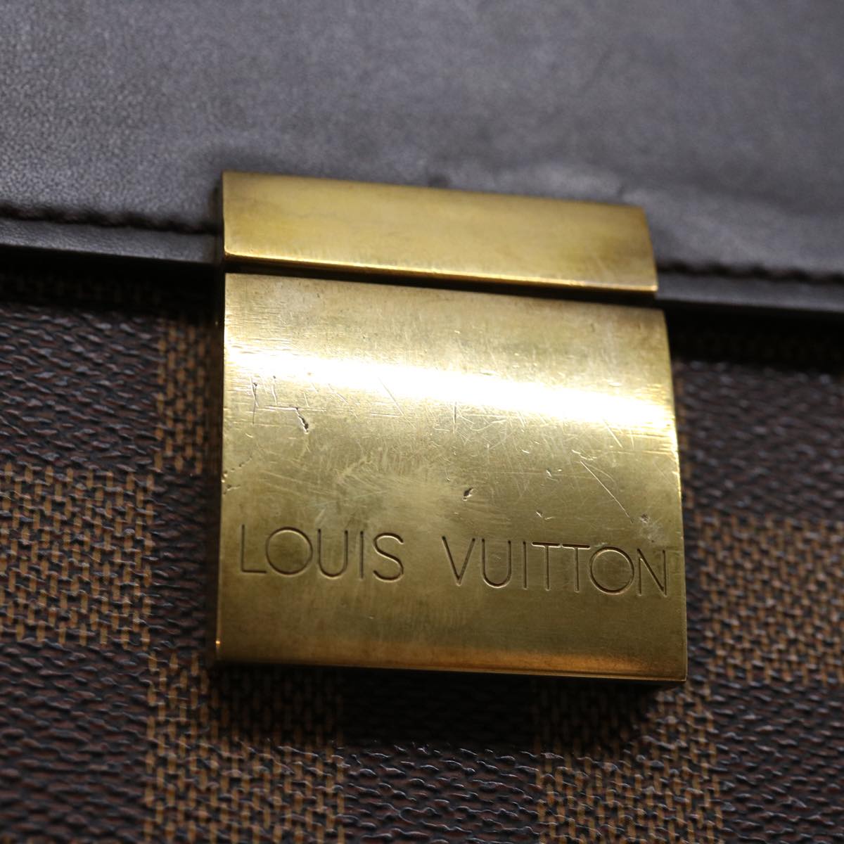 LOUIS VUITTON Damier Ebene Altona PM Briefcase N53315 LV Auth bs13489