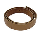LOUIS VUITTON Belt Leather 95/38 Beige LV Auth bs13504-1