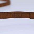 LOUIS VUITTON Belt Leather 95/38 Beige LV Auth bs13504-20