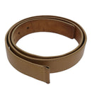LOUIS VUITTON Belt Leather 95/38 Beige LV Auth bs13504-3