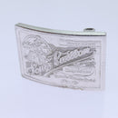 LOUIS VUITTON Belt Leather 95/38 Beige LV Auth bs13504-4