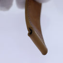LOUIS VUITTON Belt Leather 95/38 Beige LV Auth bs13504-6