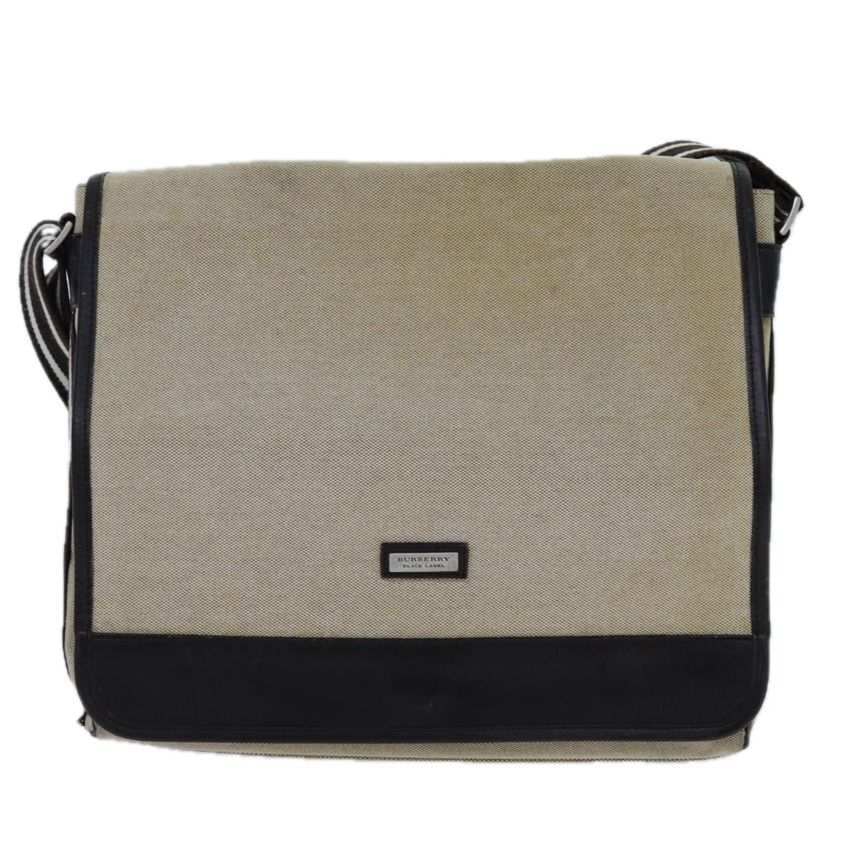 GIVENCHY PRADA Burberry Shoulder Bag Nylon Leather 3Set Black Beige Auth bs13505 - 0